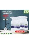 Hookah 12 X 1 Lt %100 Bitkisel Cam Metal Nargile Lüle Marpuç Temizleyici Spreyi